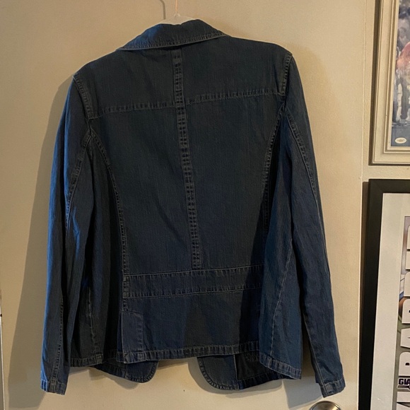 Sonoma Classic Blue Denim Blazer Jacket - Picture 6 of 7